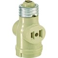 Leviton Plastic Medium Base Lampholder 01403-00I